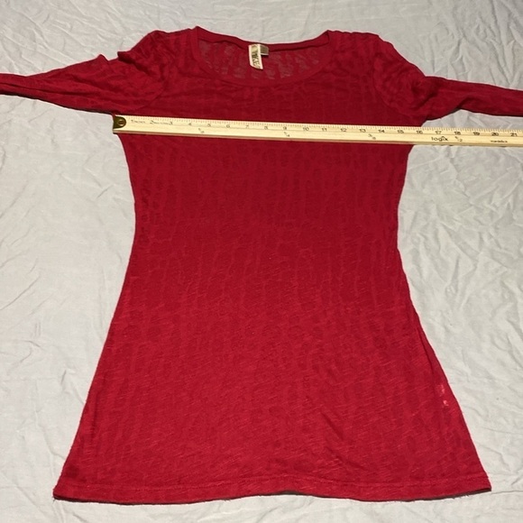 BKE women’s long sleeve sheer top size medium - Picture 4 of 7